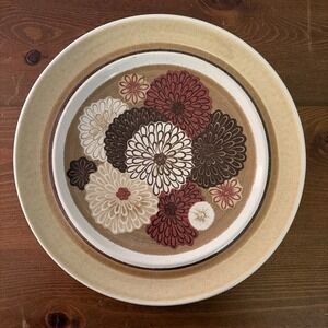 Retro 1970s Franciscan Zinnia‎ Floral Stoneware 8.25" Plate Replacement